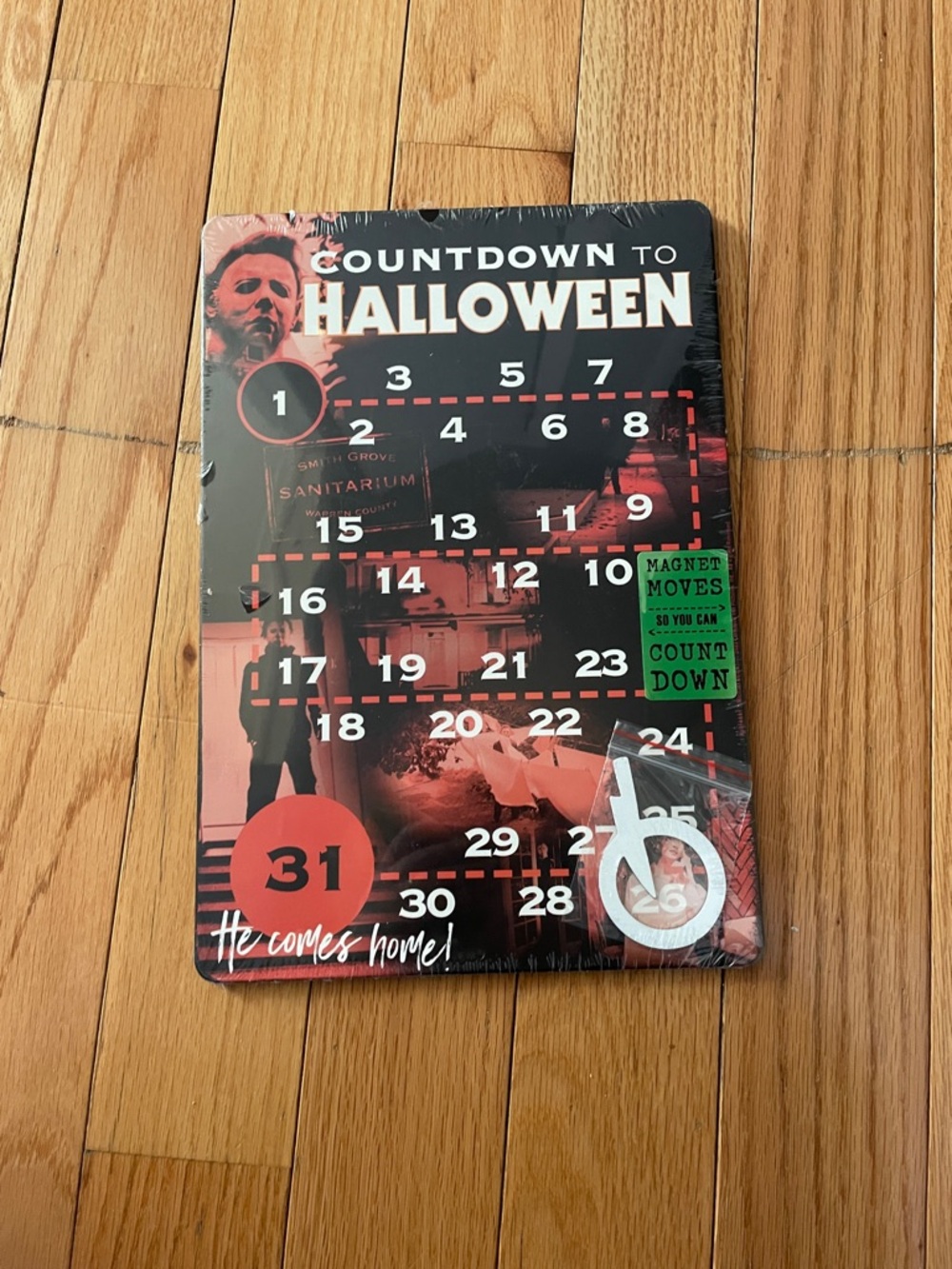 Countdown to Halloween Magnetic Calendar